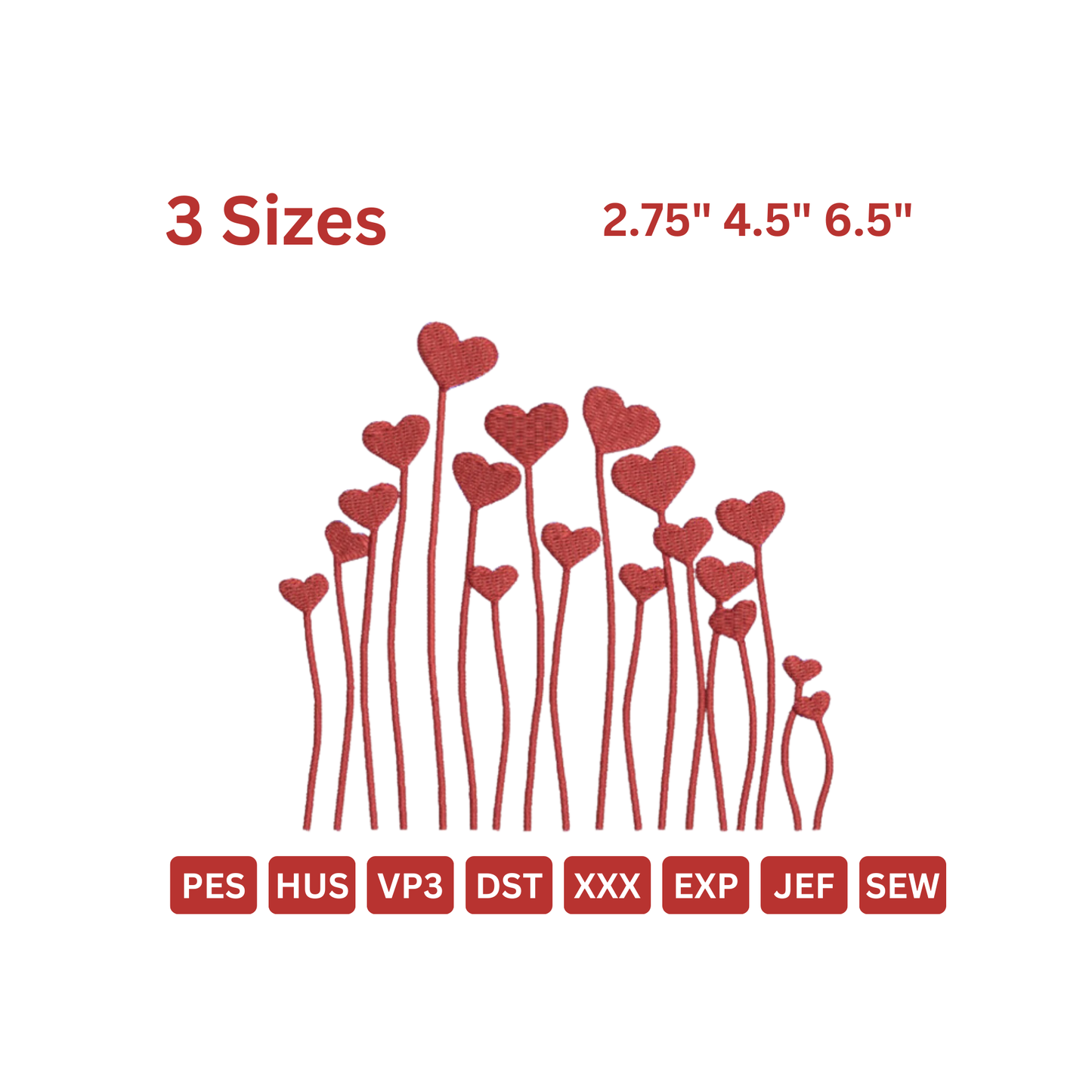 Heart on Stems