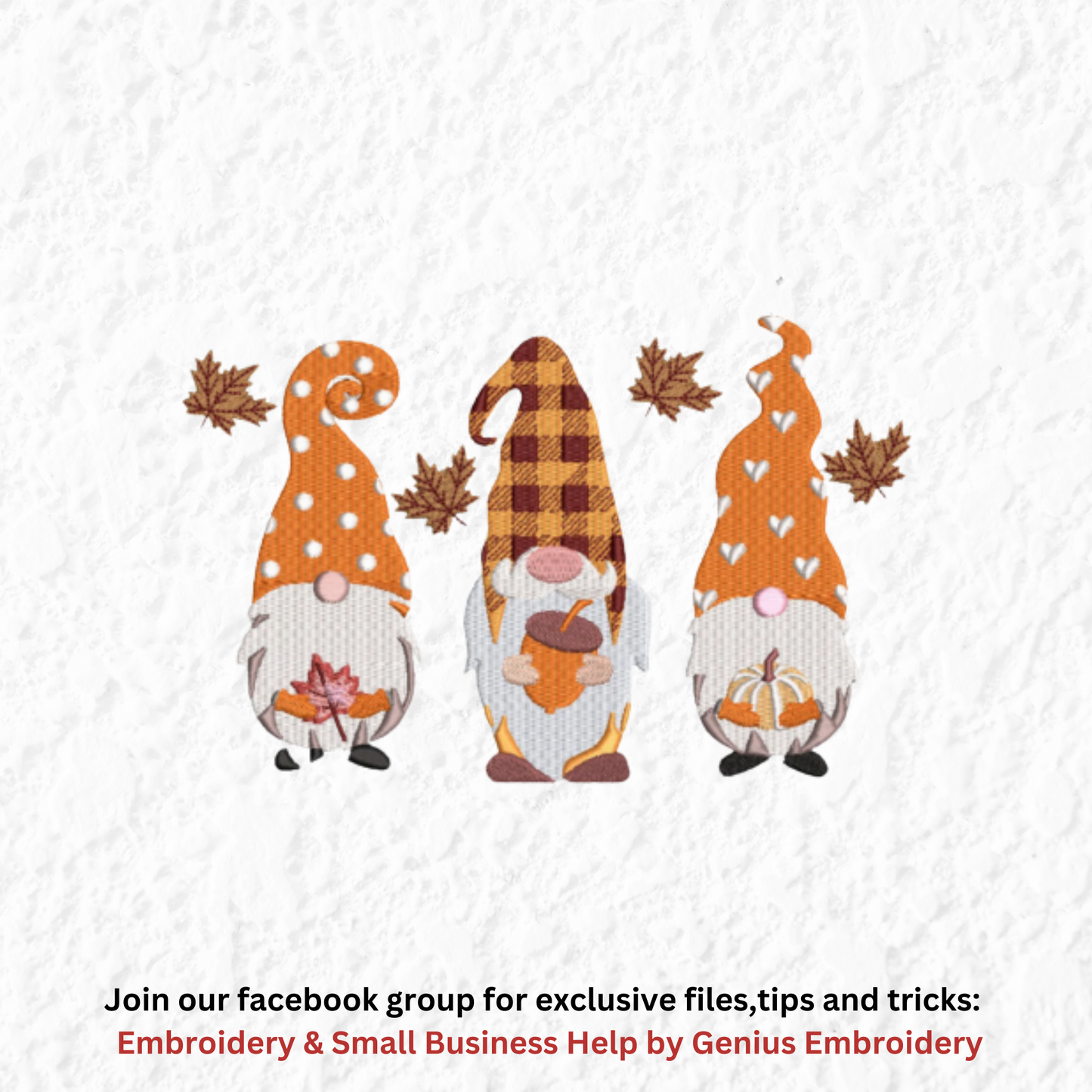Autumnal Gnome Trio