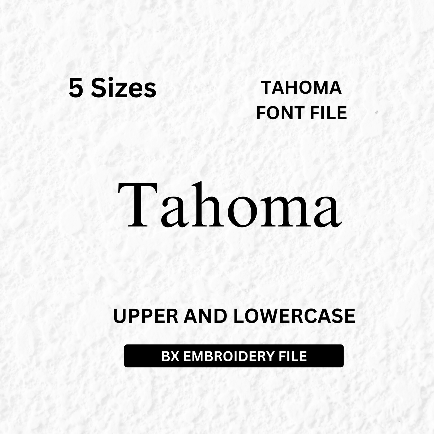 Tahoma Font (BX FONT)