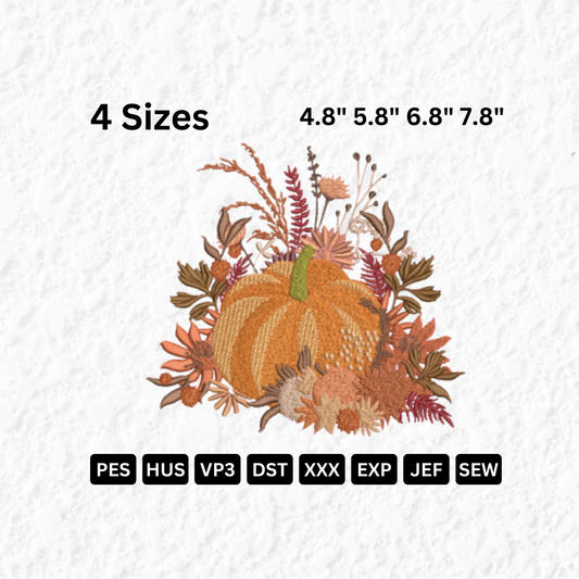 Floral Pumpkin
