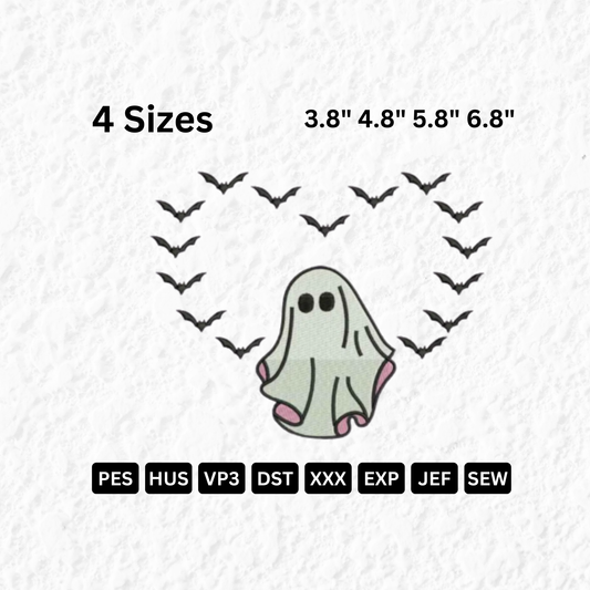 Ghost with Bat Heart