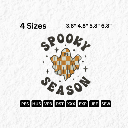 Spooky Season Tartan Ghost