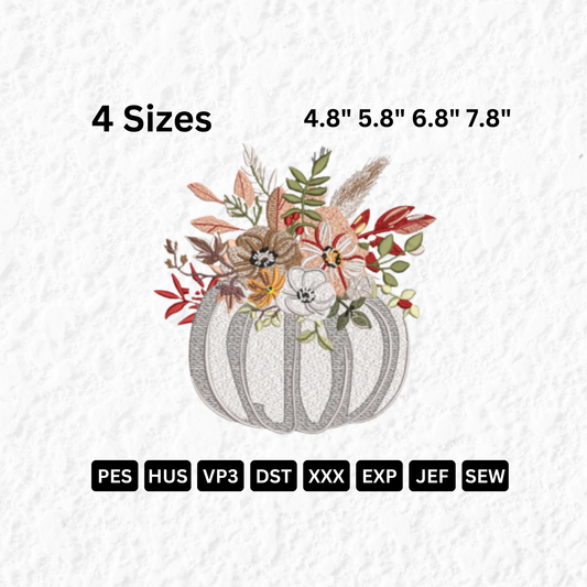 Floral Pumpkin