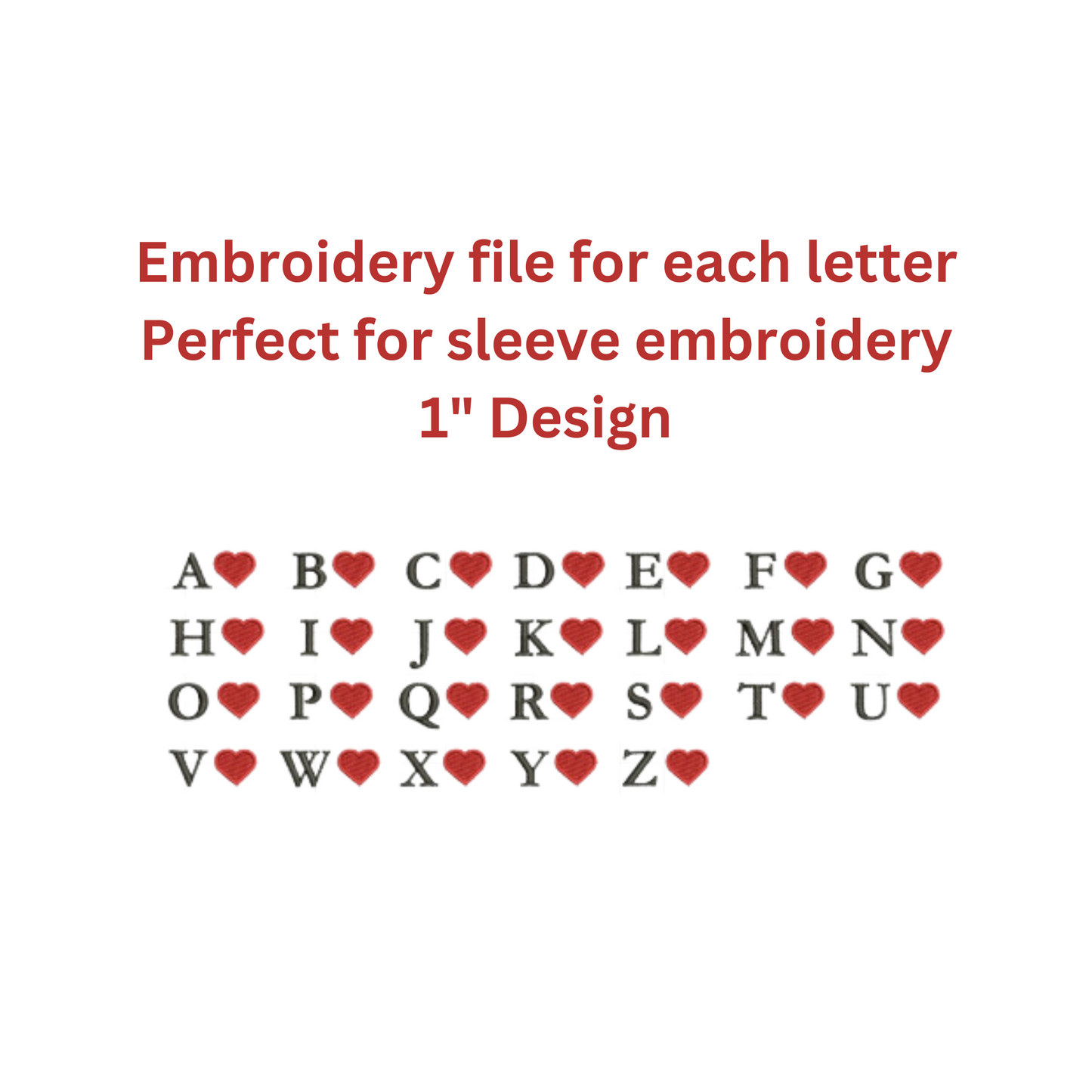 Alphabet with Heart