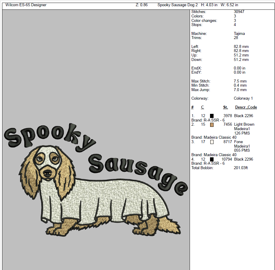 Spooky Sausage Dog