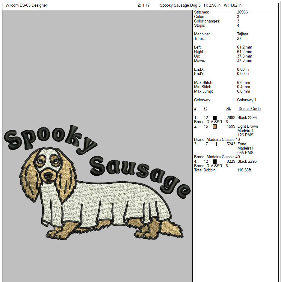 Spooky Sausage Dog